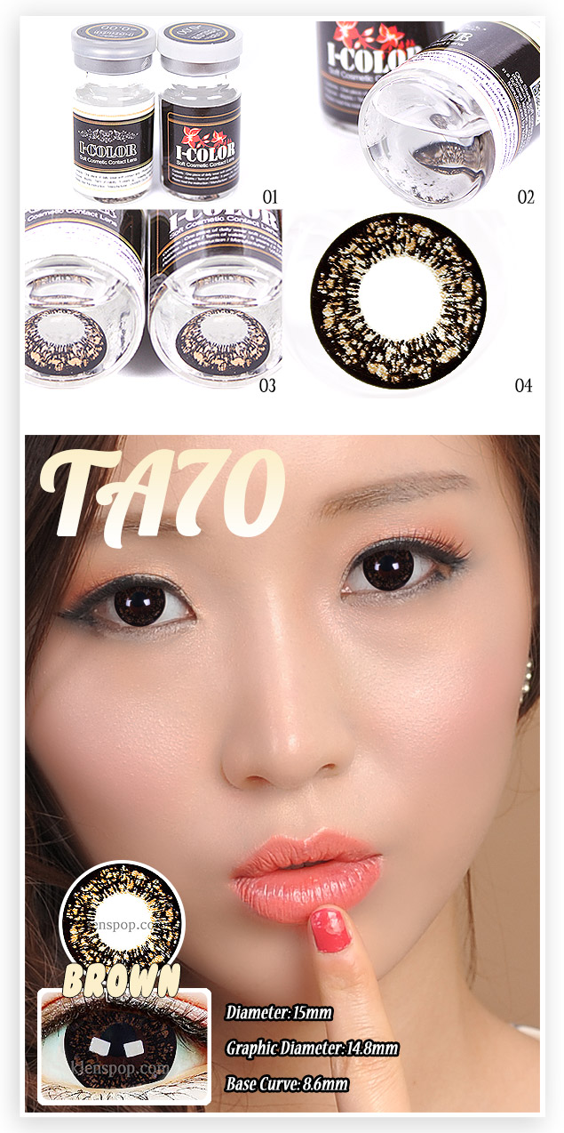 Description image of TA70 Brown Contact Lenses